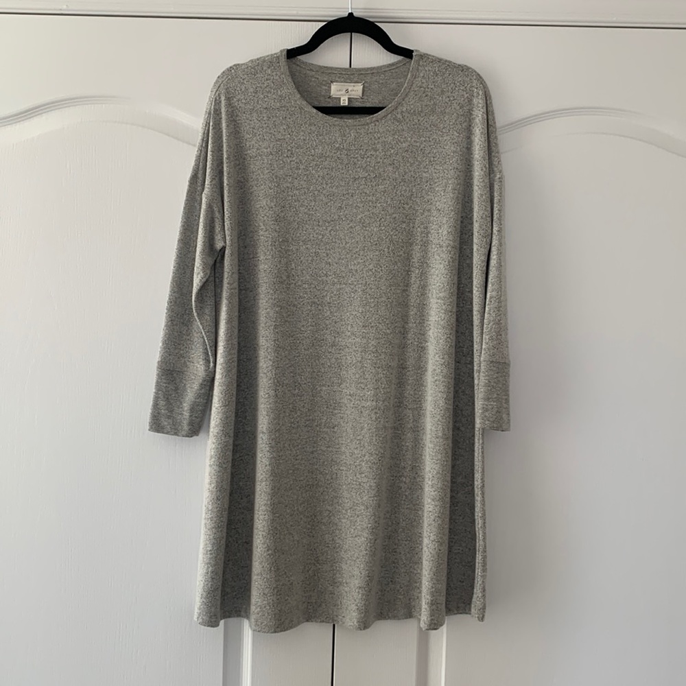 EUC Lou & Grey long sleeve knit swing dress